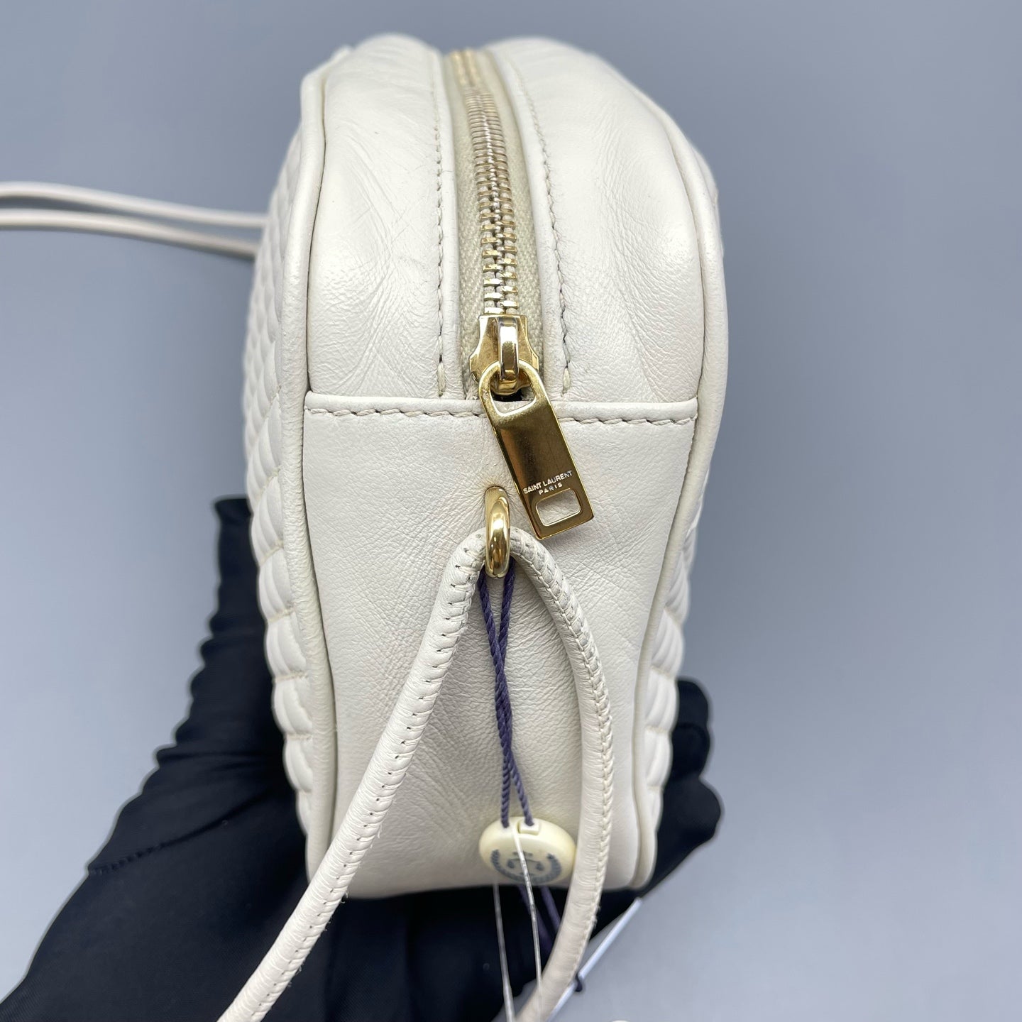 Saint Laurent - Lou Camera Bag - Leather - White - (Small)