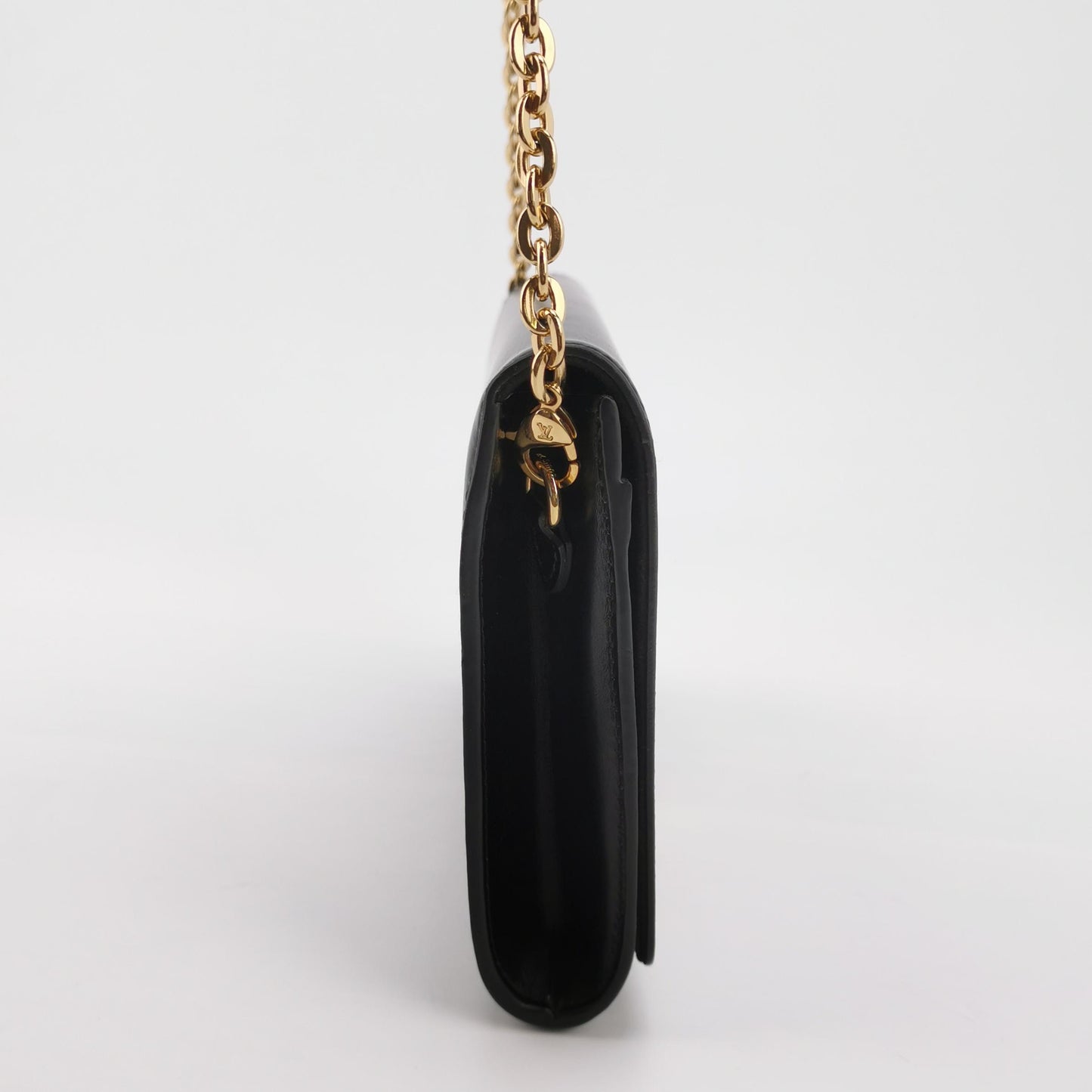 Louis Vuitton - Chain Louise - Smooth cowhide leather - Black - (Mini)