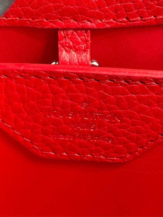 Louis Vuitton - Capucines BB - Taurillon leather - Red - (small)