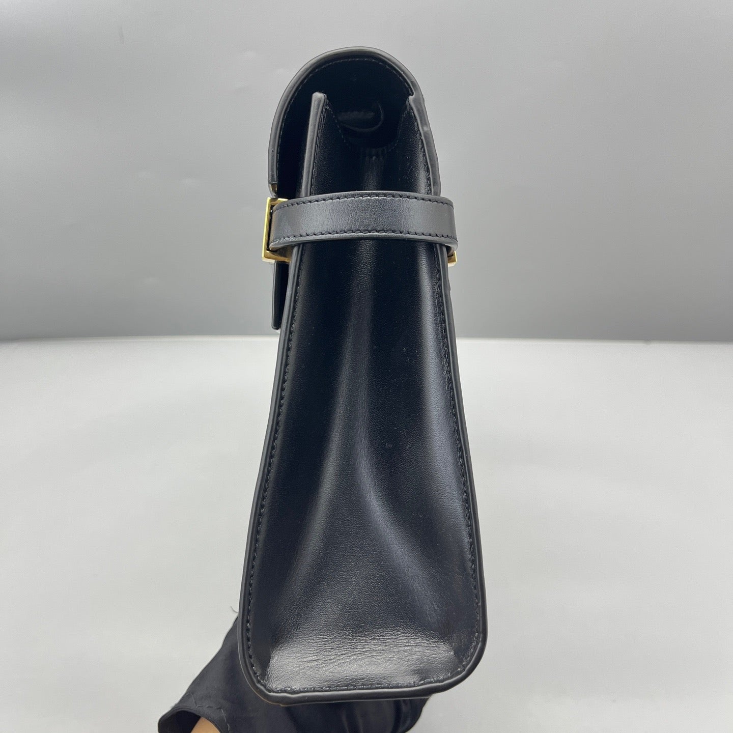 Saint Laurent - Manhattan Medium Bag - Smooth glossy leather - Black - (Medium)