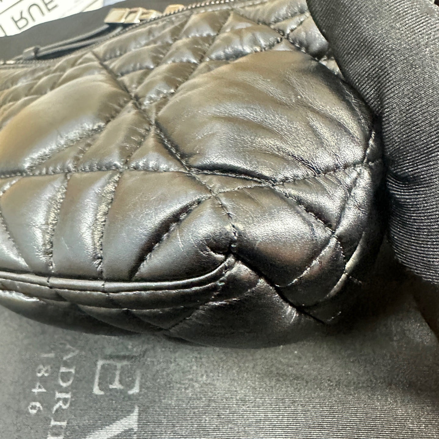 Dior - Travel Nomad Cannage Clutch Bag - Leather - Black - (small)