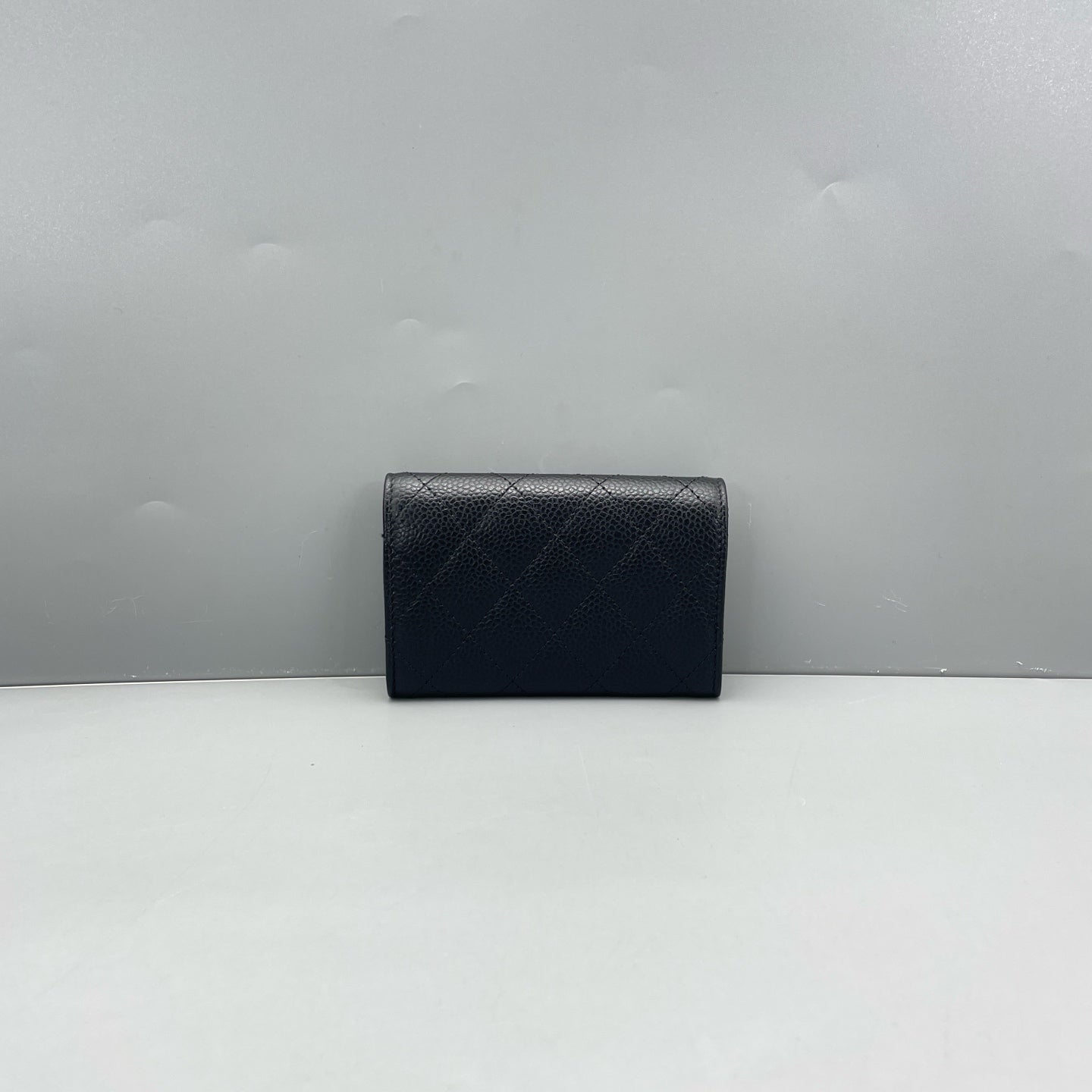 Chanel - Classic Quilted Card Holder - Grained calfskin leather - Black - (small)