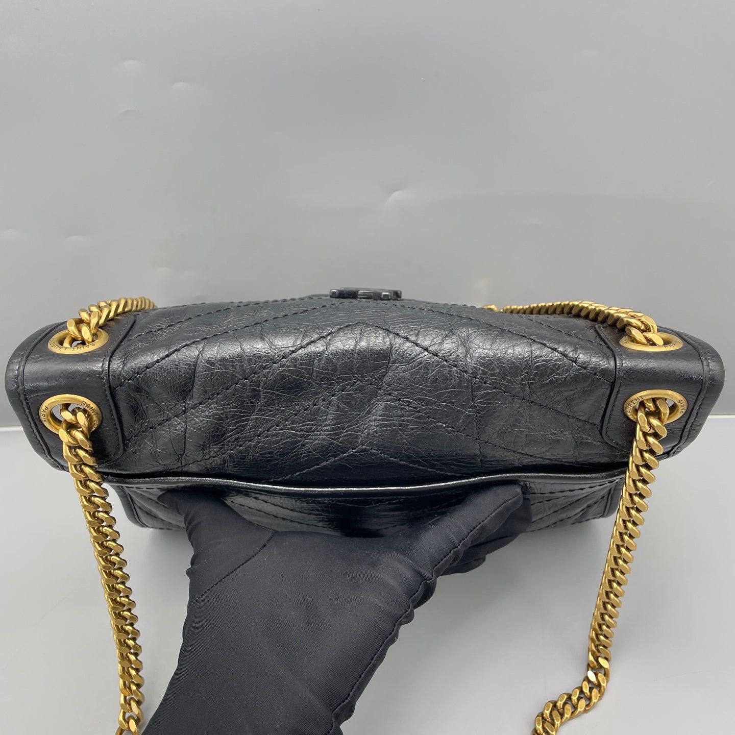 Saint Laurent - Niki Medium - Leather - Black - (medium)