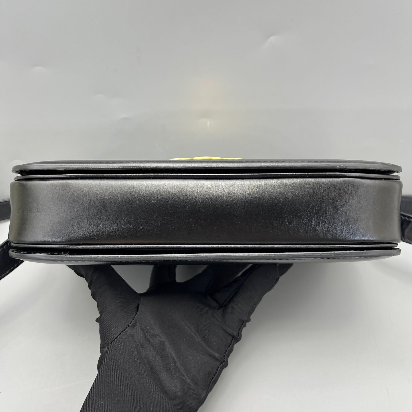 Celine - Teen Triomphe Bag - Smooth calfskin leather - Black - (Small)