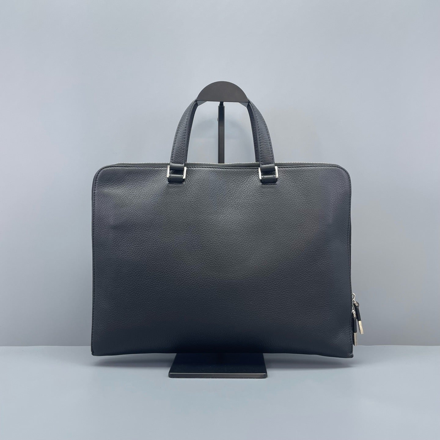 Dior - Briefcase L6676 - Grained leather - Black - (Medium)
