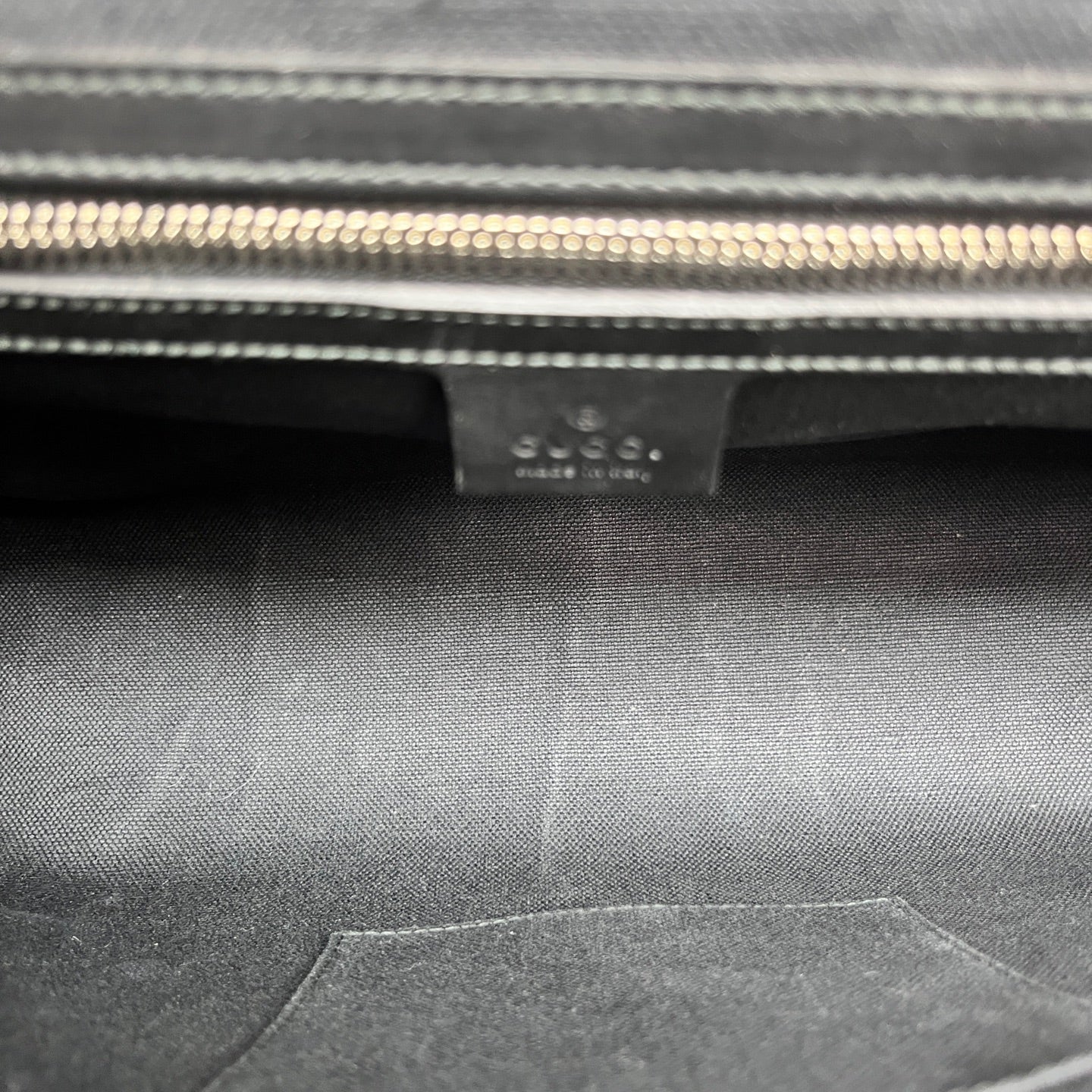 Gucci - GG Supreme Messenger Bag - Coated canvas with leather trim - Black - (Medium)