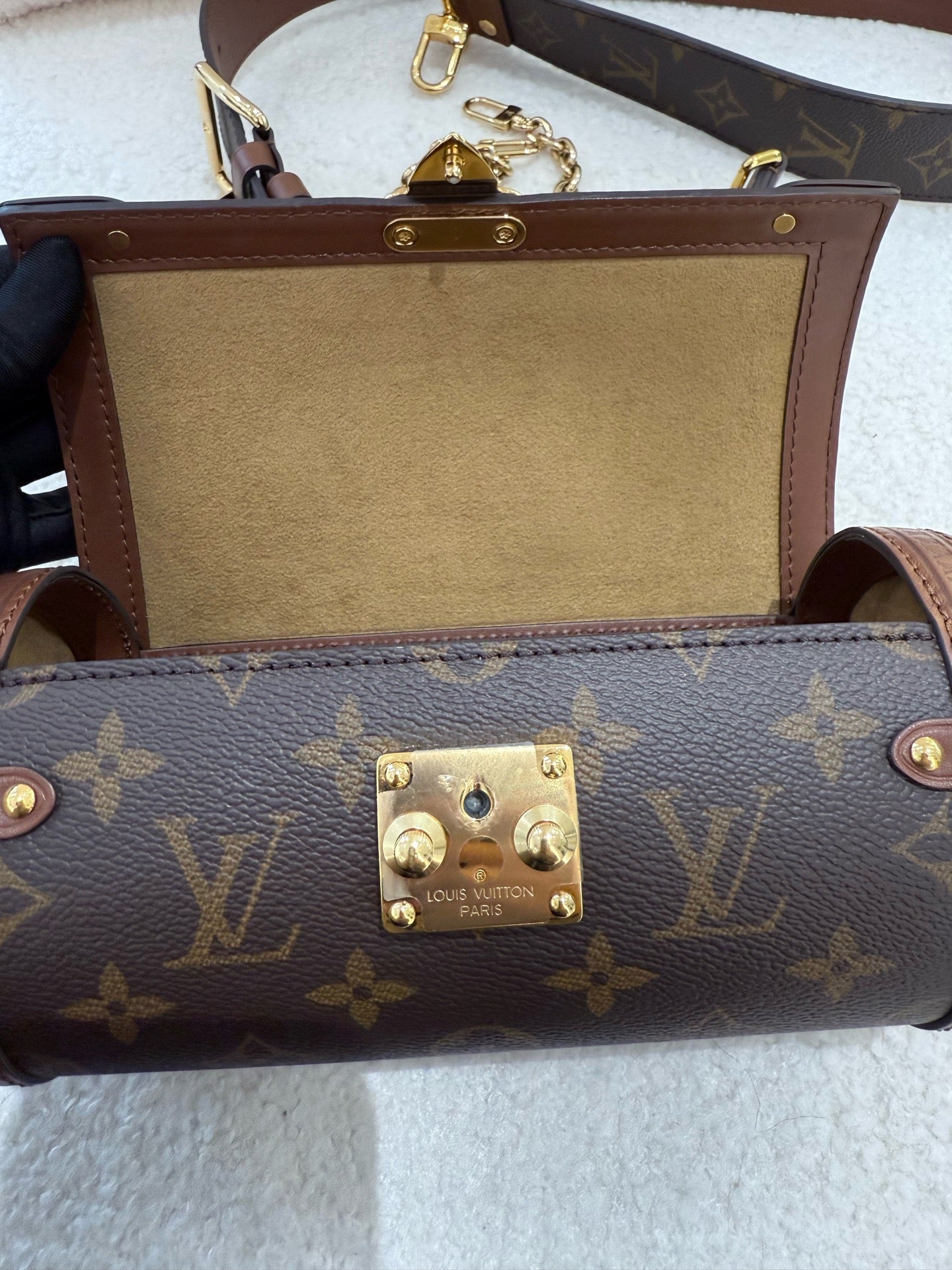 Louis Vuitton - Papillon Trunk - Monogram coated canvas with Vachetta leather trim - Brown - (Mini)