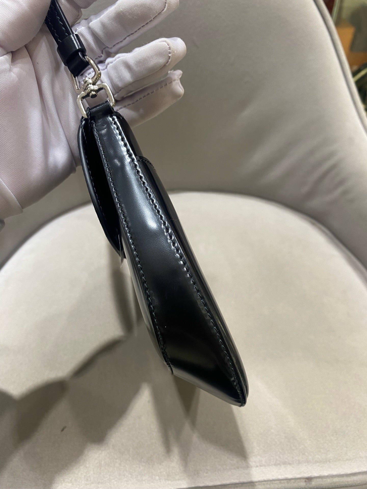 Prada - Cleo - Brushed leather - Black - (Mini)