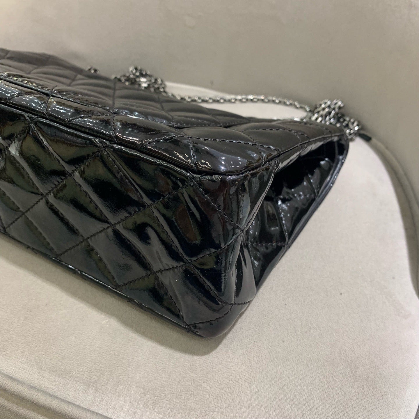 Chanel - 2.55 Reissue - Patent leather - Black - (Large)