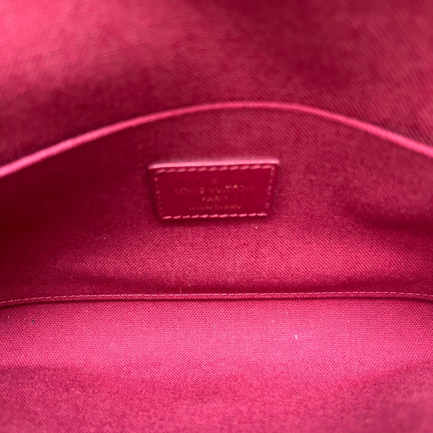Louis Vuitton - Pochette Félicie - Monogram coated canvas with grained leather trim - Brown - (mini)