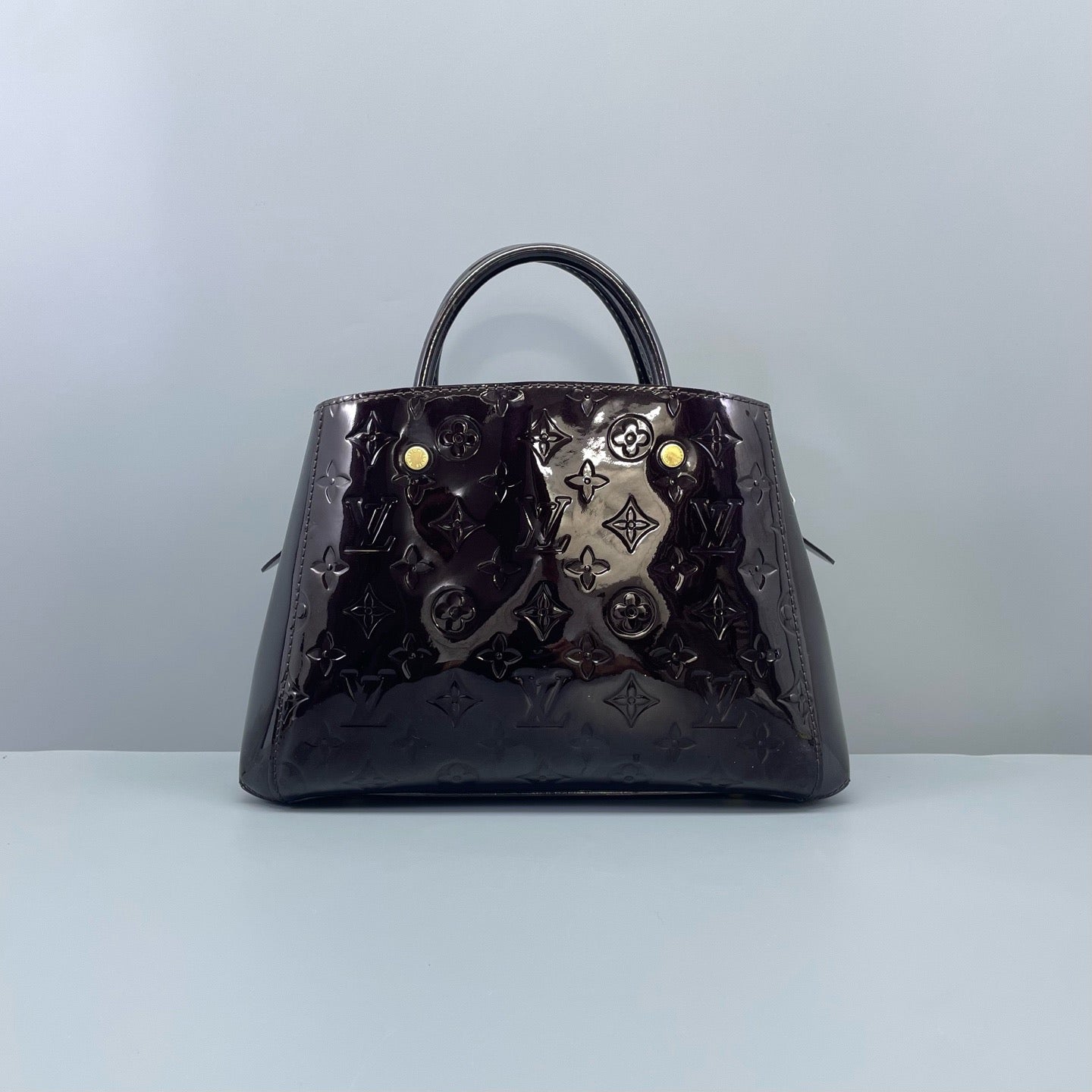 Louis Vuitton - Montaigne BB - Patent leather - Burgundy - (Mini)