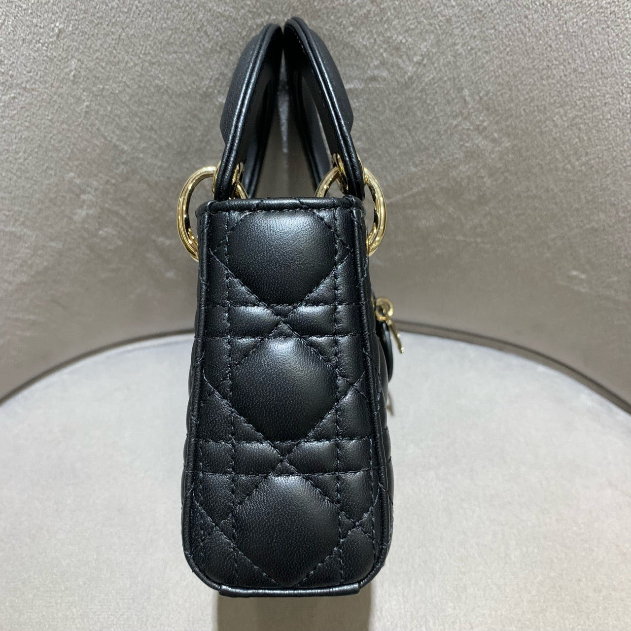 Dior - Lady Dior Supermini - Lambskin leather - Black - (mini)