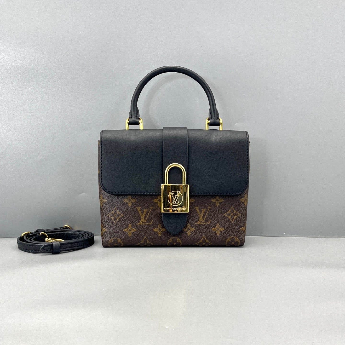 Louis Vuitton - Locky BB - Monogram coated canvas with smooth leather trim - Monogram brown and black - (mini)