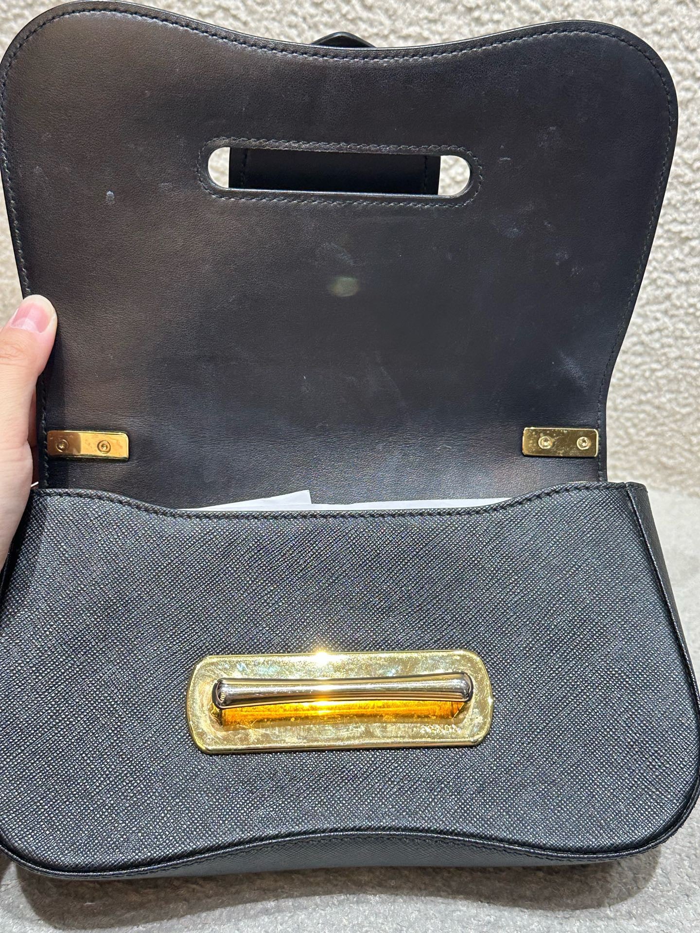 Prada - Sidonie - Saffiano leather - Black - (mini)