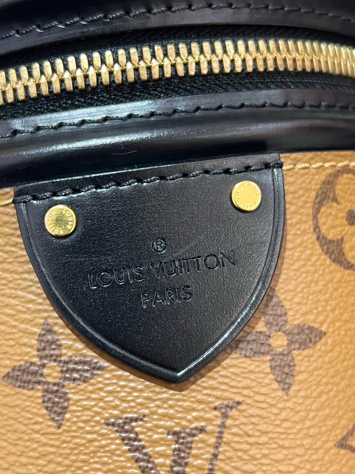 Louis Vuitton - Cannes - Monogram coated canvas with black cowhide leather trim and black microfiber lining - Brown - (mini)