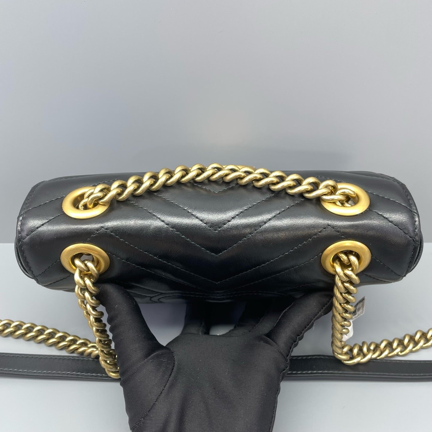 Gucci - Marmont 22 - Leather - Black - (small)