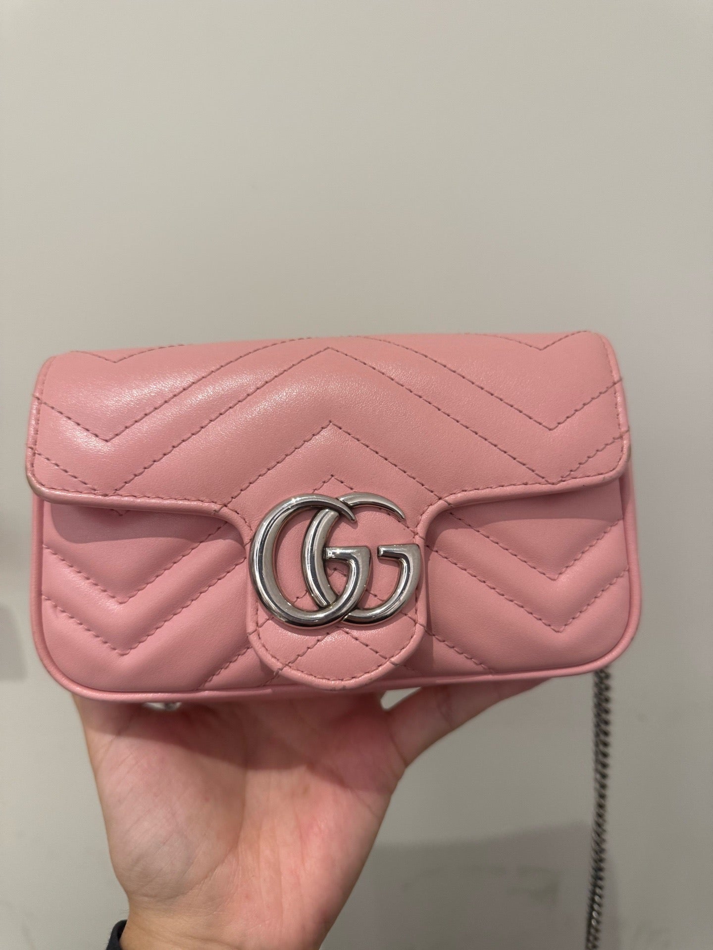 Gucci - Marmont Mini - Leather - Pink - (mini)