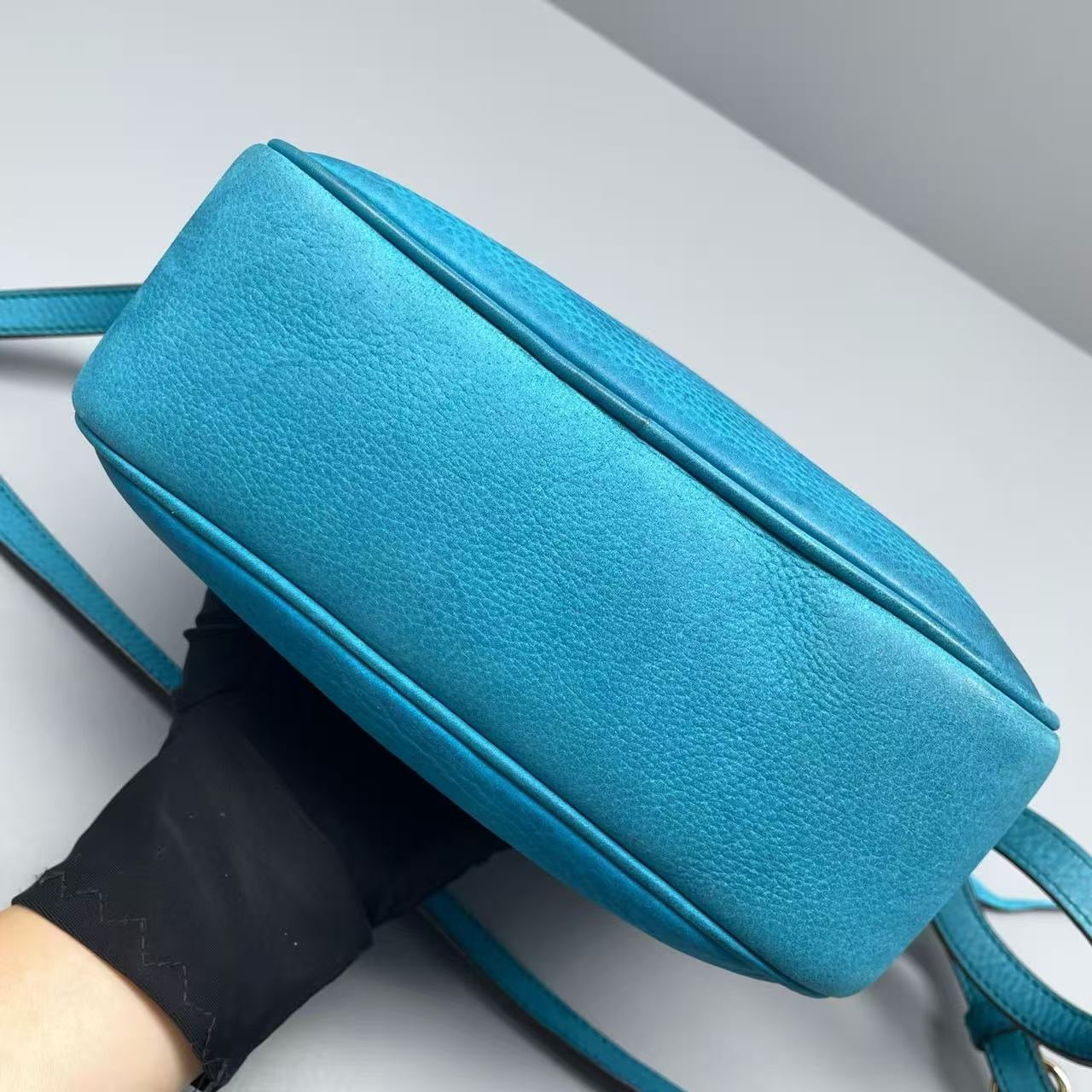 Gucci - Soho Camera Bag - Leather - Blue - (small)