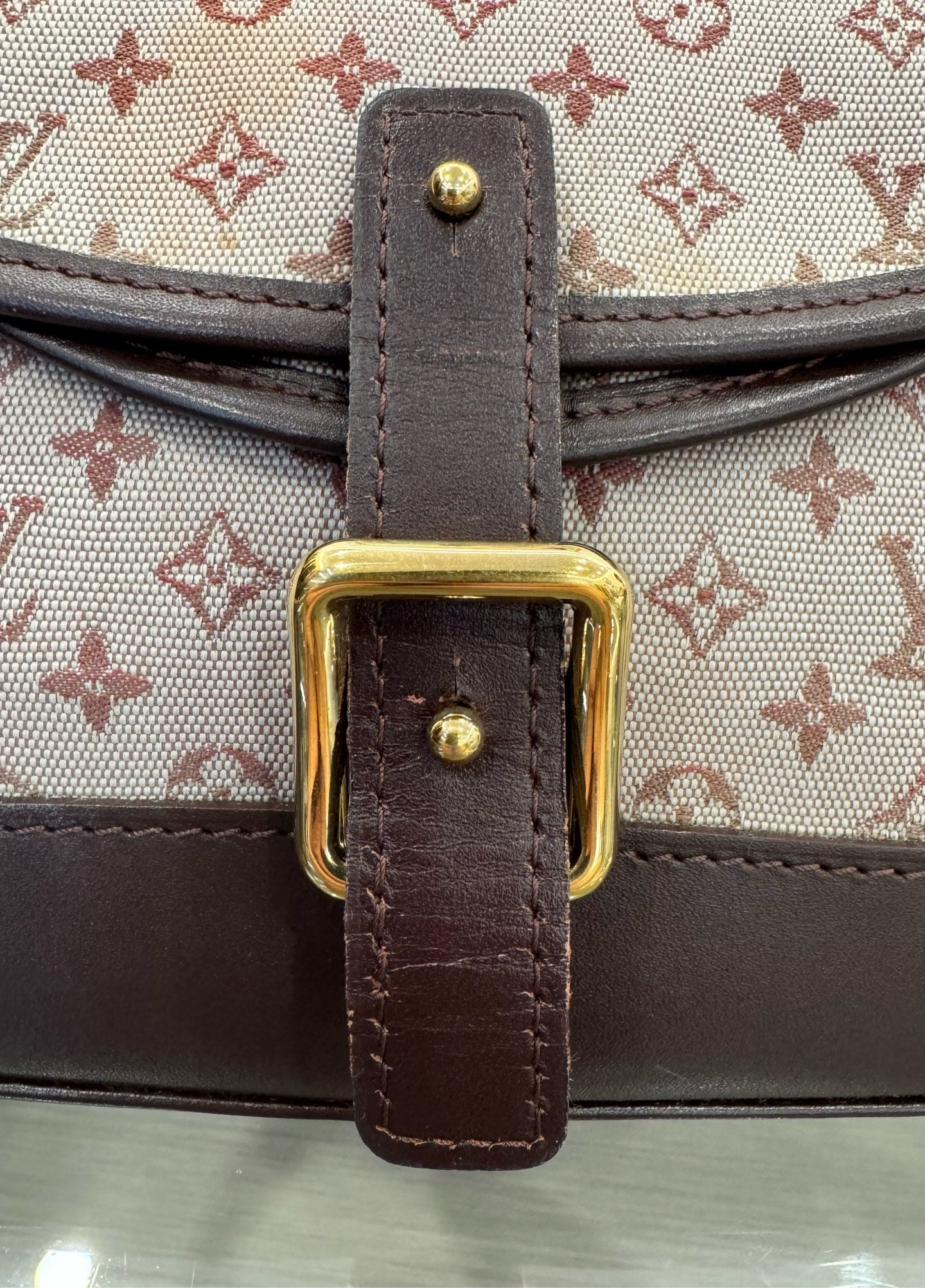 Louis Vuitton - Monogram Denim Baguette Shoulder Bag - Denim - Jeans and Leather - Pink - (Small)