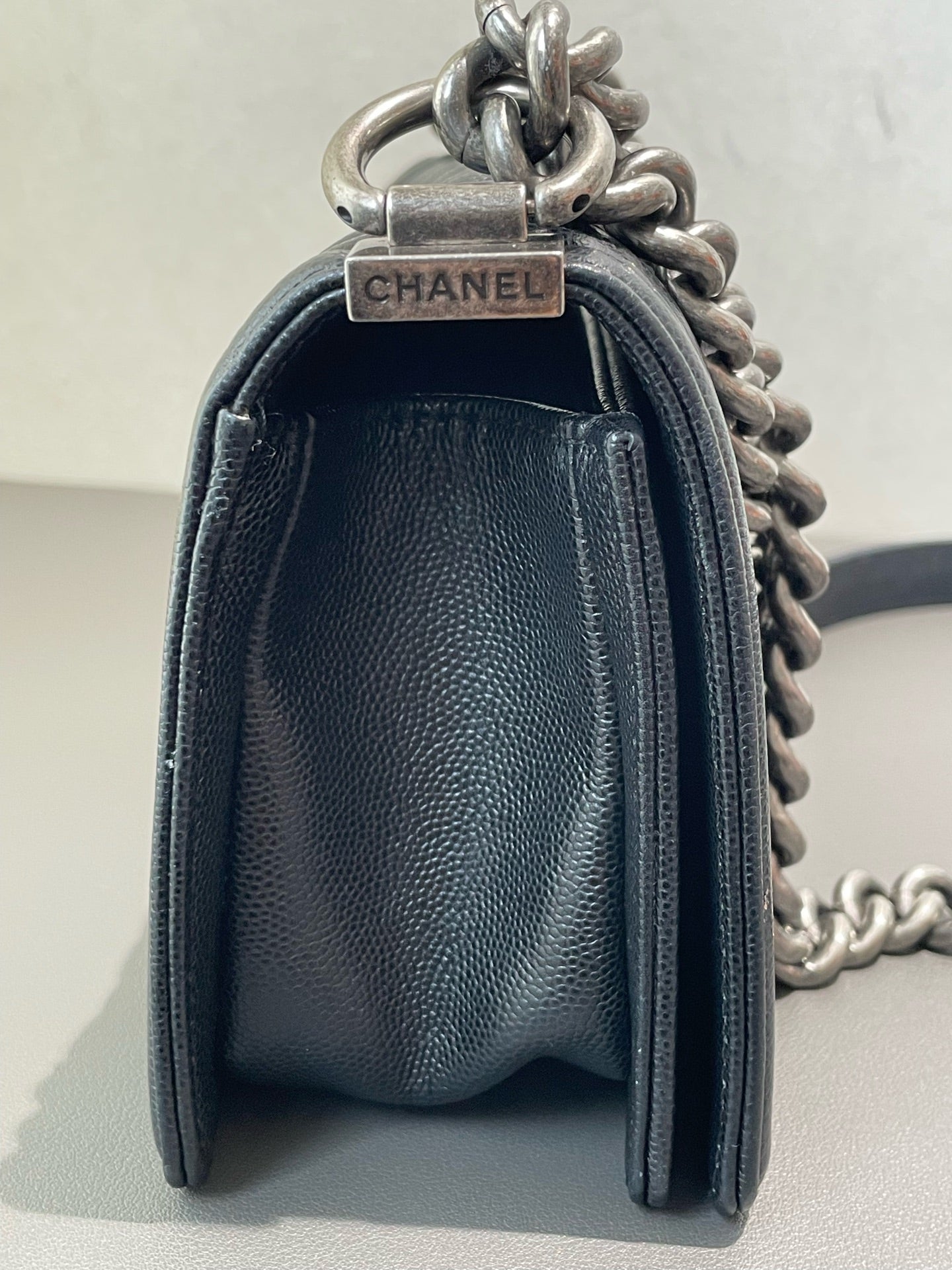 Chanel - Boy Bag Small - Caviar leather - Black - (small)