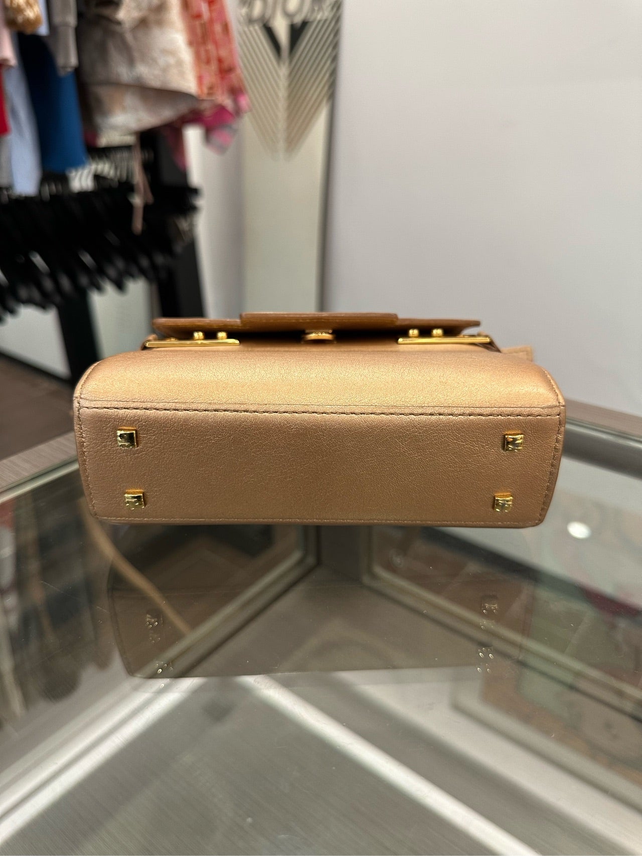 Delvaux - Tempete Micro - Leather - Gold - (mini)