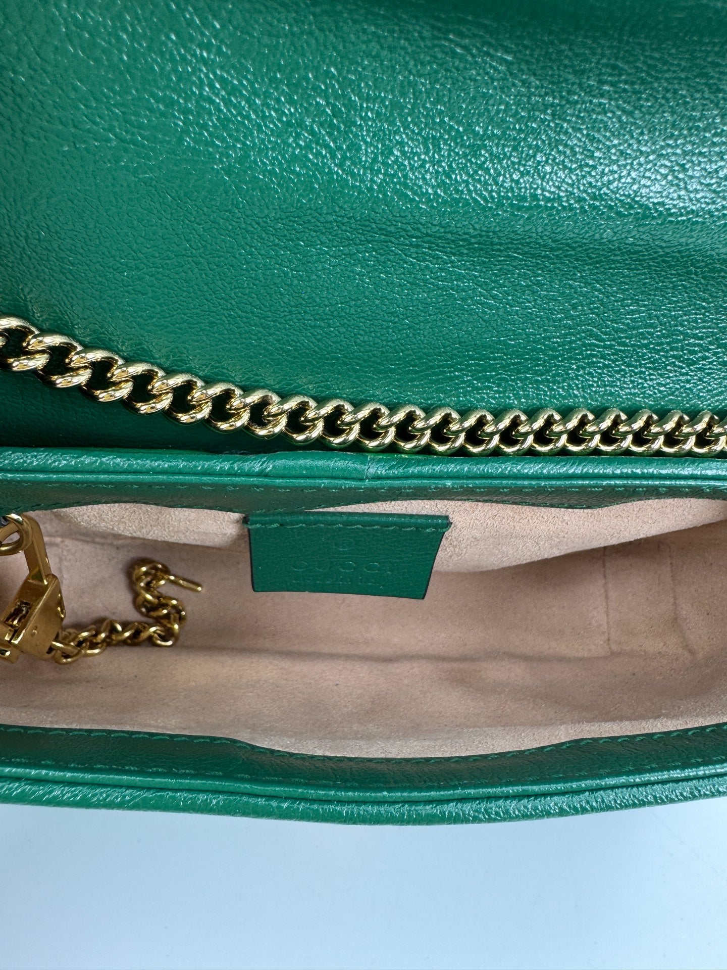 Gucci - GG Marmont Super Mini - Leather - Green - (mini)