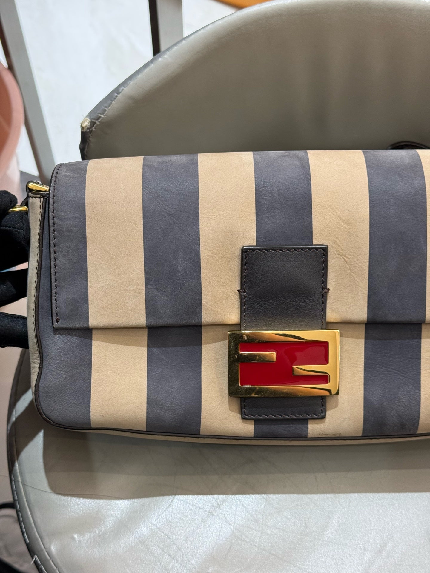 Fendi - Baguette - Suede leather - Multicolour - (Medium)