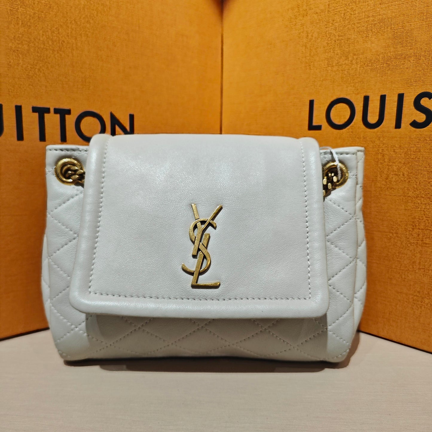 Saint Laurent - Lolita - Leather - White - (mini)