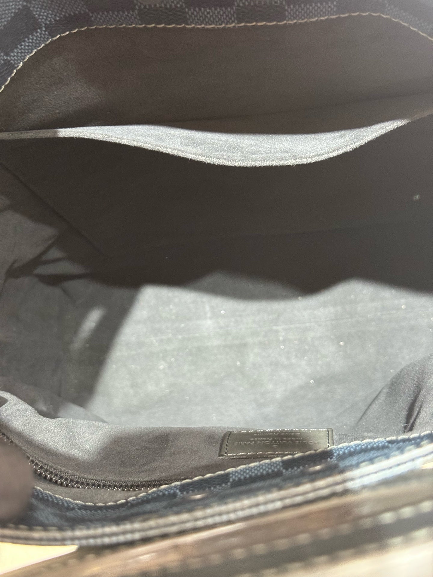 Louis Vuitton - Damier Graphite Music Score Tote Bag - Coated canvas with leather trim - Grey - (Large)