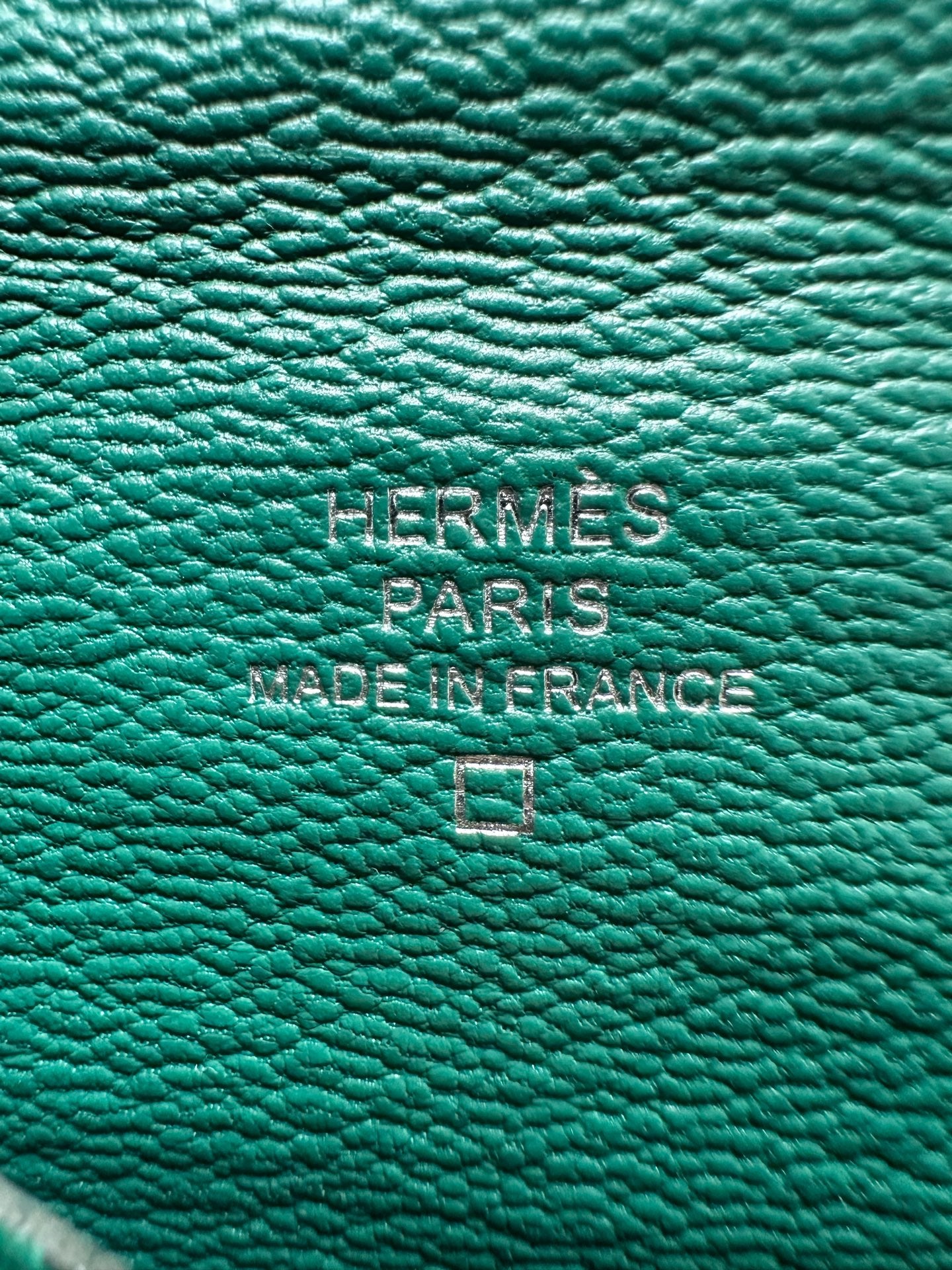Hermès - Calvi - Exotic leathers - Crocodile - Green - (mini)