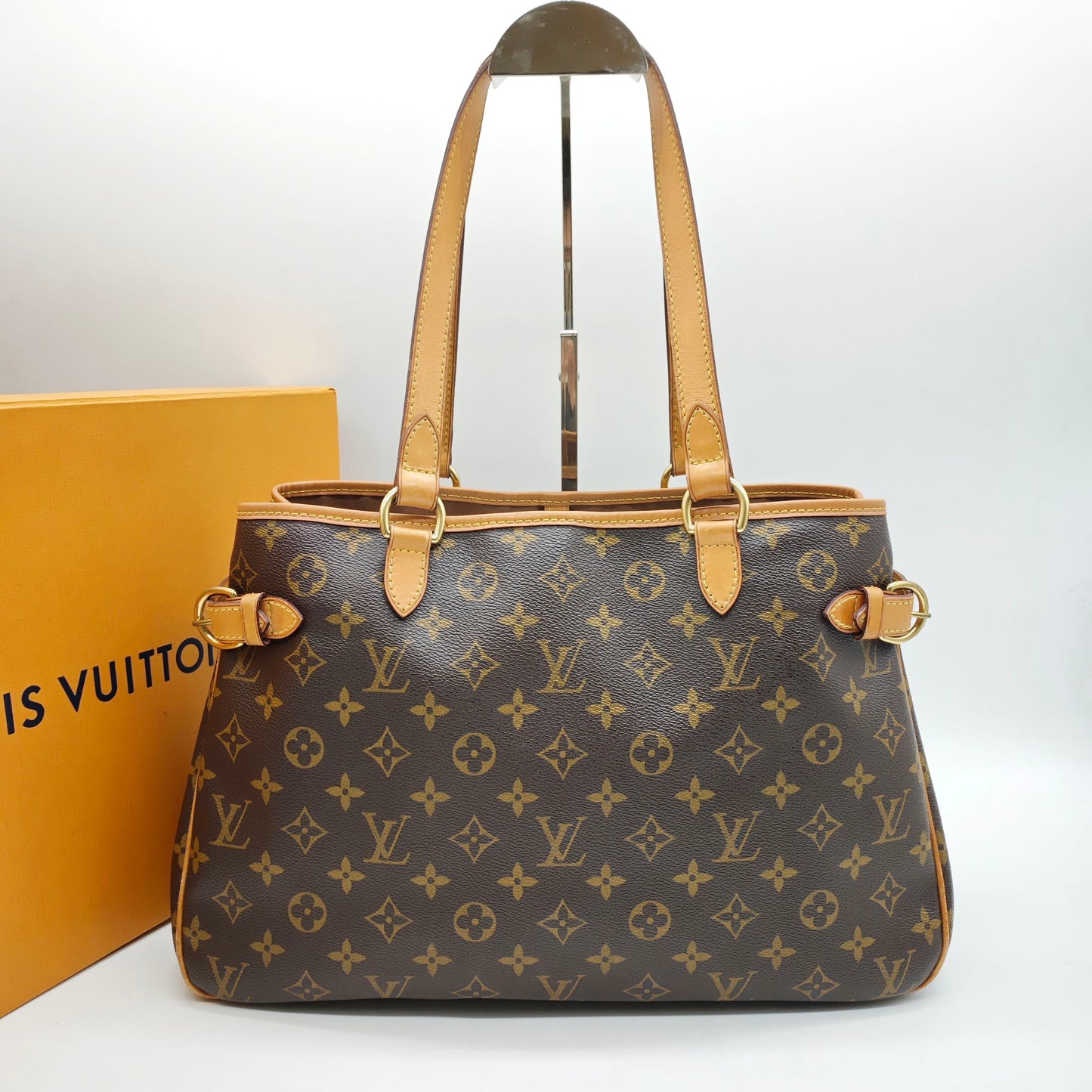 Louis Vuitton - Batignolles Horizontal - Monogram canvas with Vachetta leather trim - Brown - (medium)