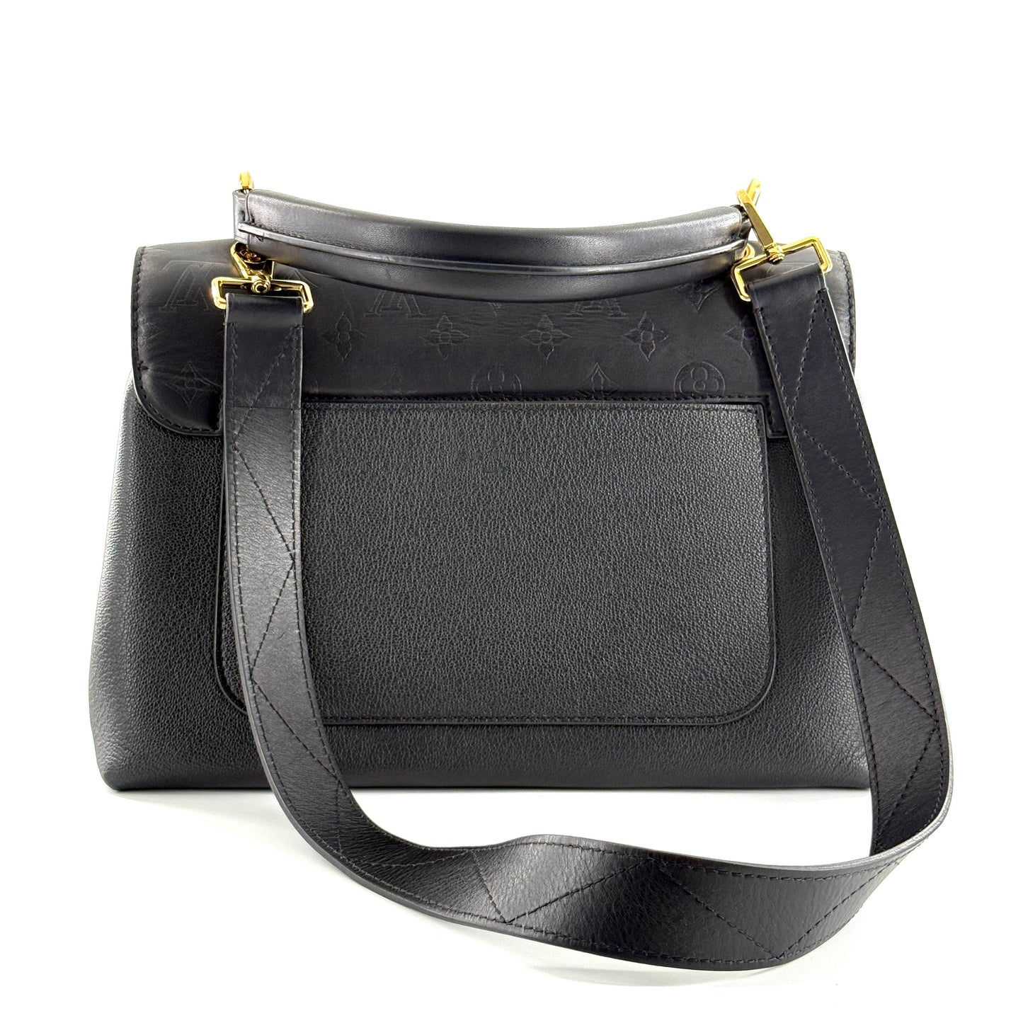 Louis Vuitton - Very Chain - Grained leather and embossed Monogram leather - Black - (medium)