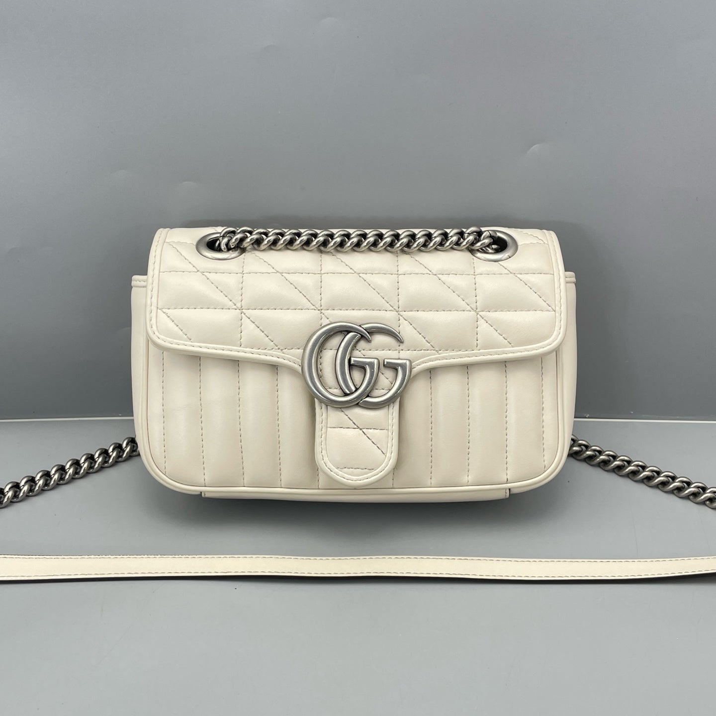 Gucci - Marmont 22 - Leather - White - (mini)
