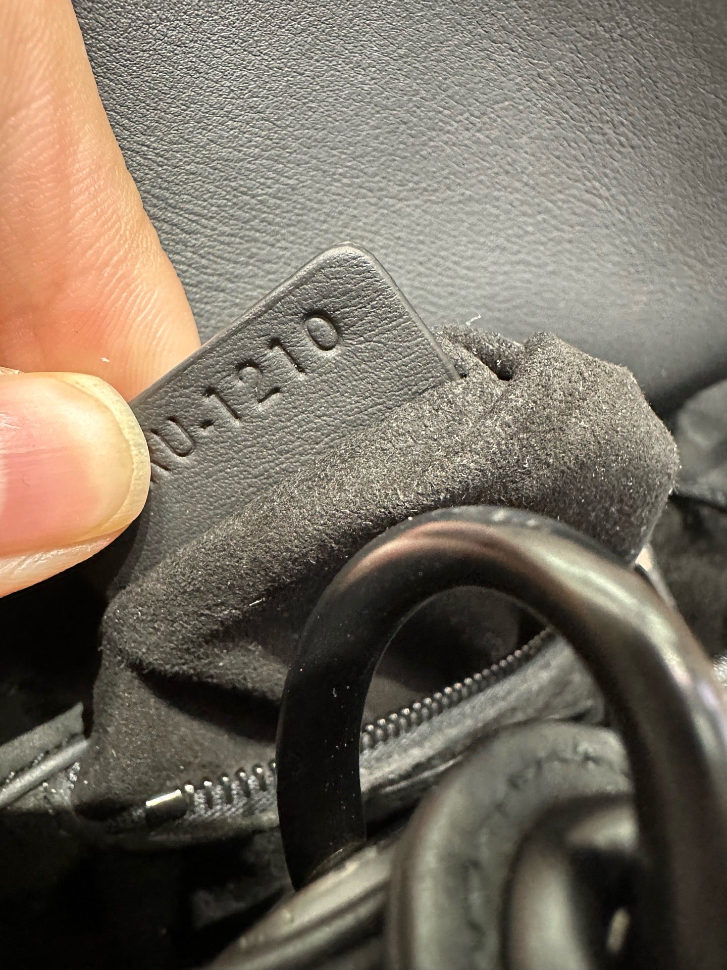 Dior - Lady Dior - Matte black cow leather - Black - (mini)