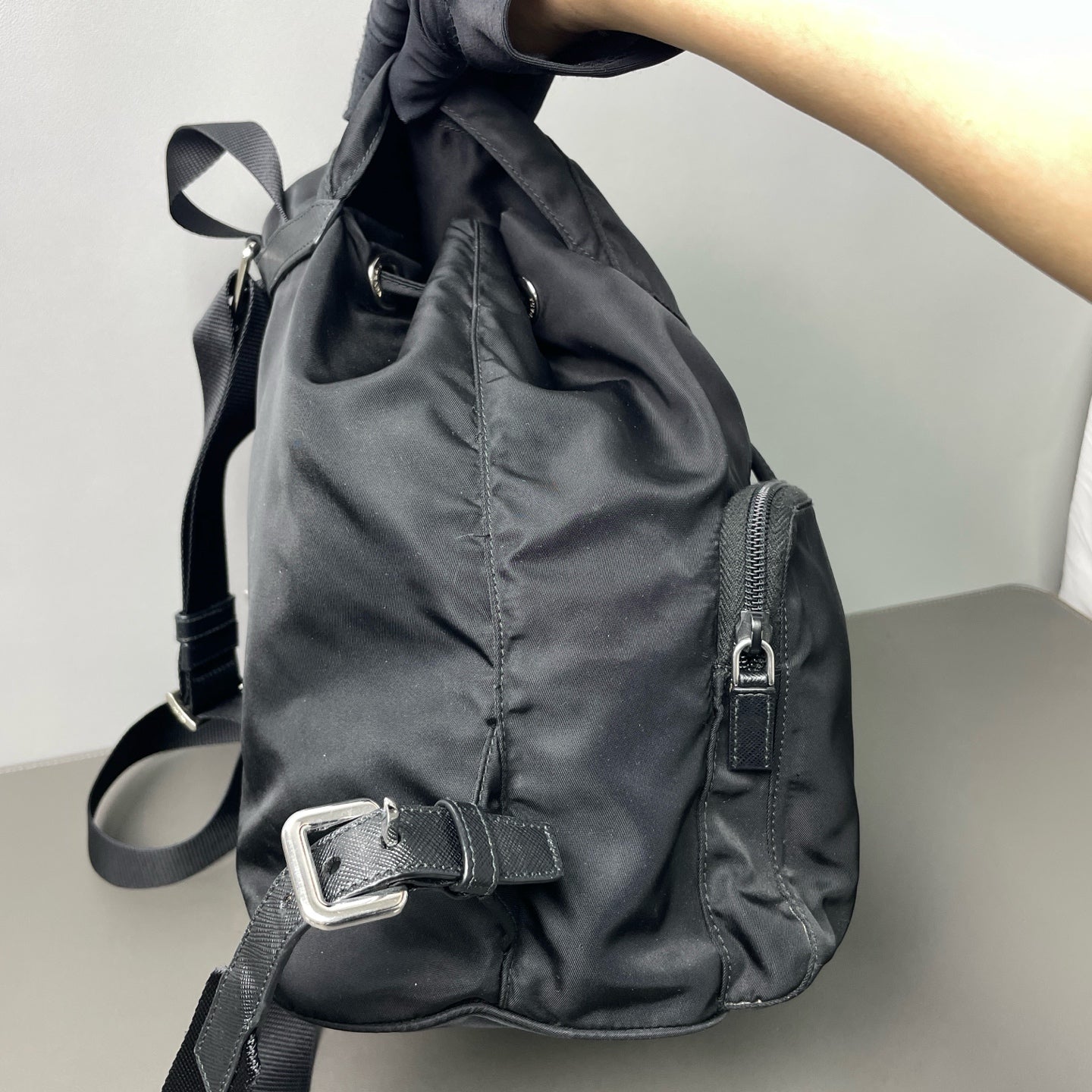 Prada - Tessuto Nylon Backpack - Polyamide - Black - (medium)