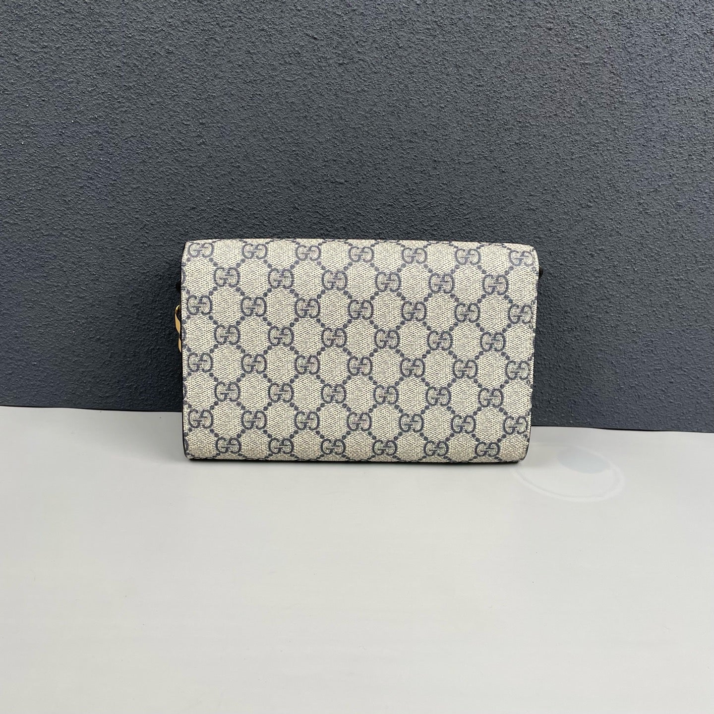 Gucci - Horsebit 1955 Mini Bag - GG Supreme canvas with leather trim - Blue - (mini)