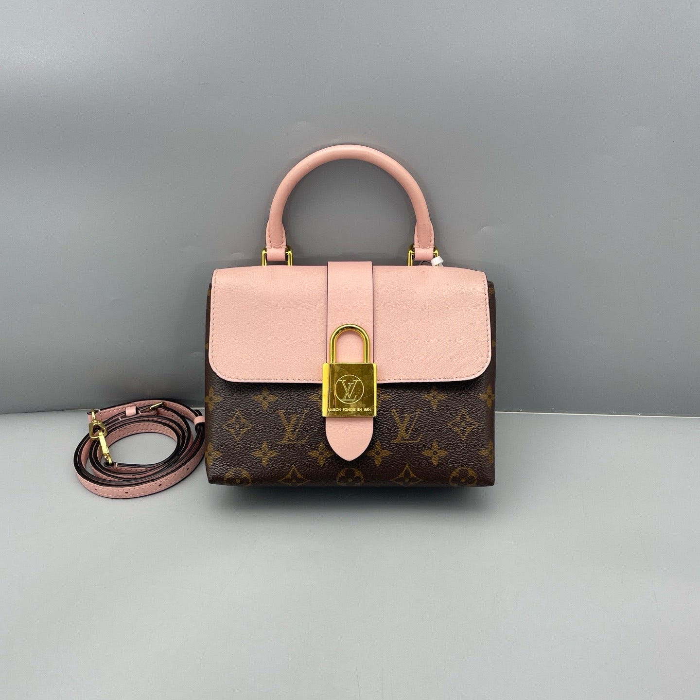 Louis Vuitton - Locky BB - Monogram coated canvas with Leather trim - Brown and Pink - (Mini)