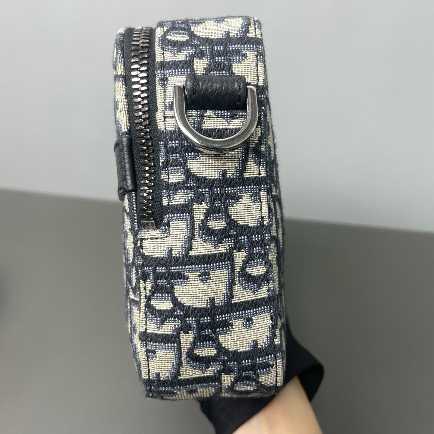 Dior - Safari Messenger Bag - Canvas and cowhide leather - Beige and Black - (small)