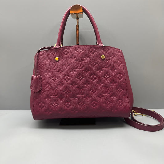 Louis Vuitton - Montaigne MM - Grained Monogram Empreinte leather - Purple - (medium)