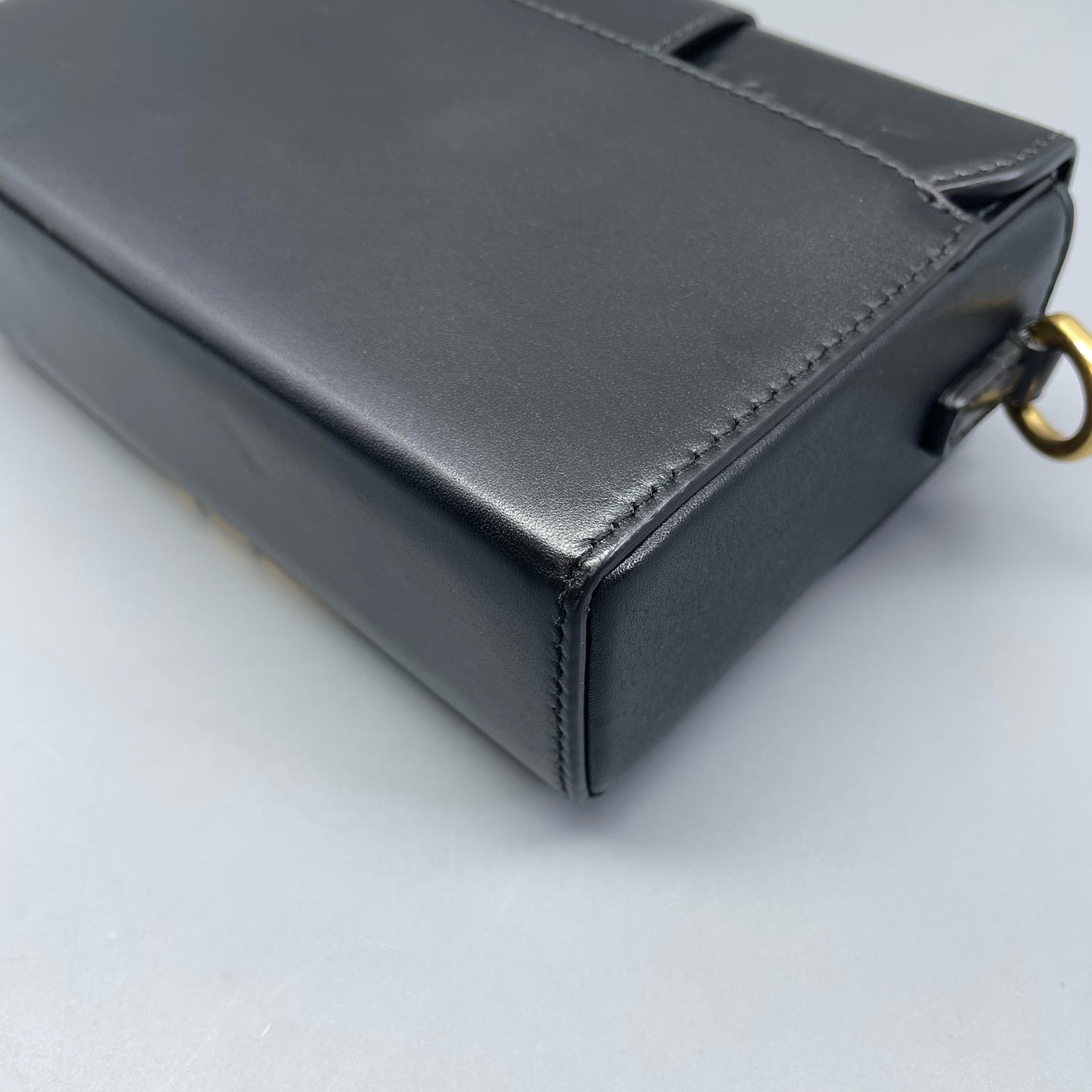 Dior - Montaigne Mini Box Bag - Leather - Black - (mini)