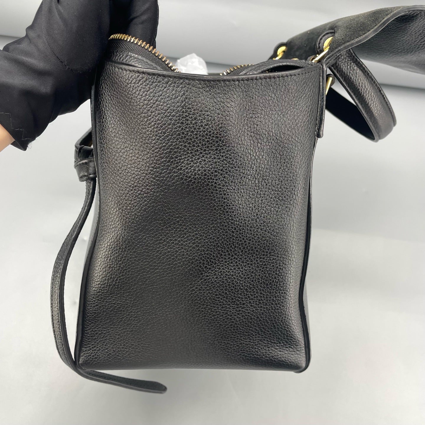 Celine - Belt Bag - Grained calfskin leather - Black - (medium)