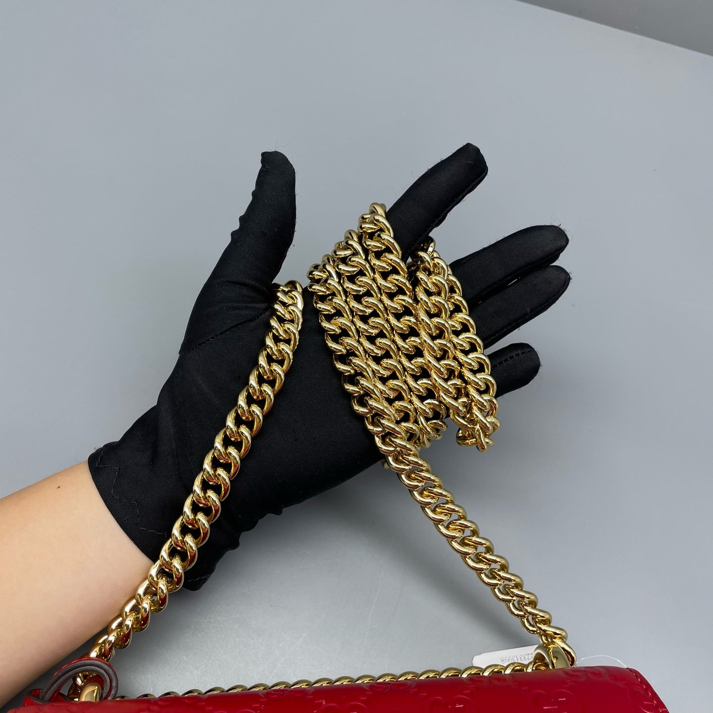 Gucci - Padlock - Leather - Red - (small)