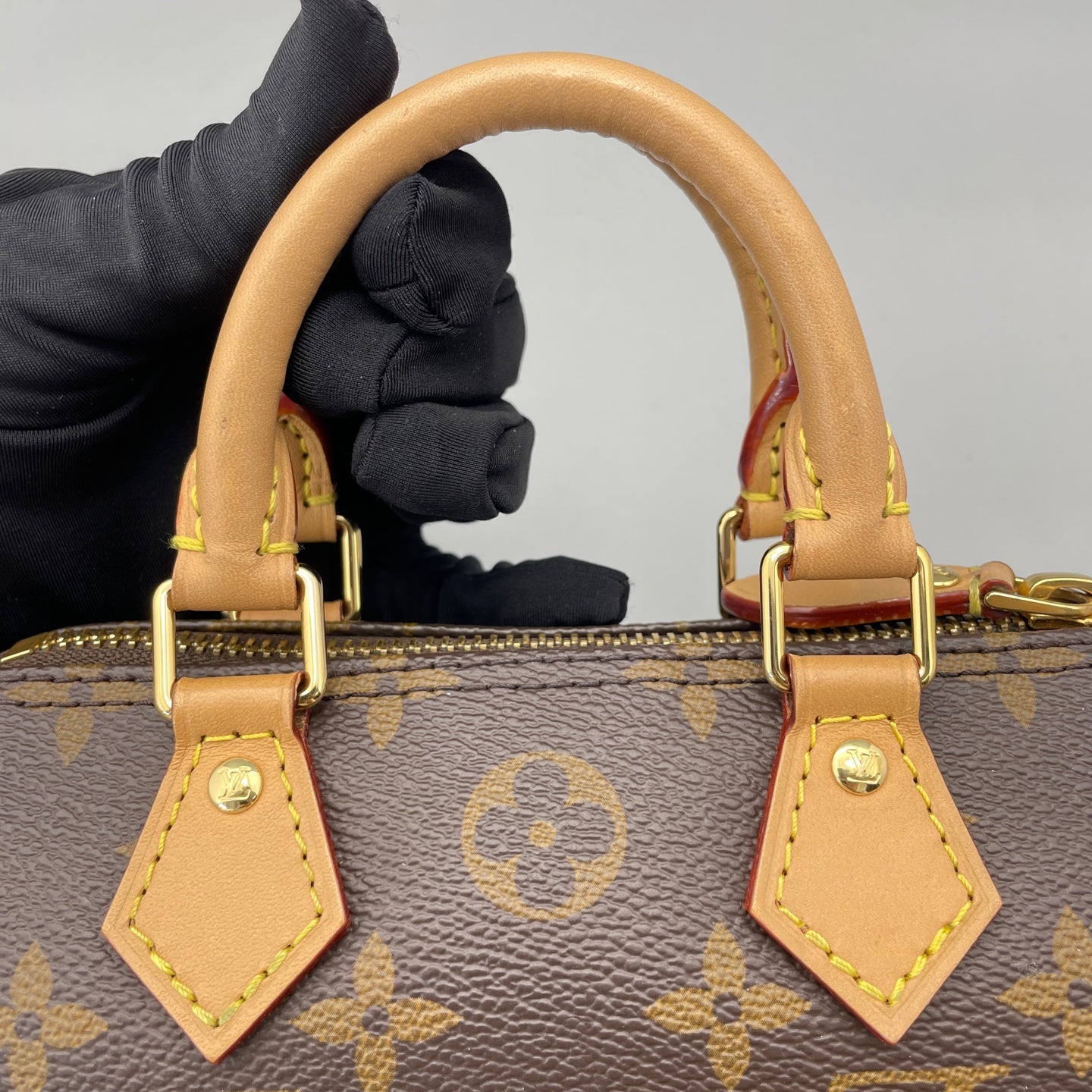 Louis Vuitton - Speedy Nano - Monogram coated canvas with Vachetta leather trim - Brown - (Mini)