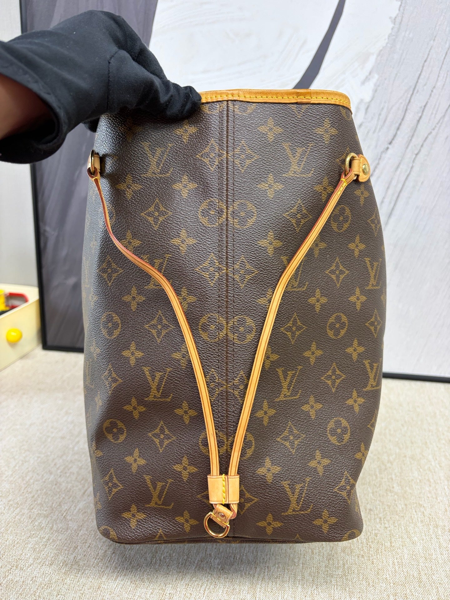 Louis Vuitton - Neverfull GM - Monogram coated canvas, Vachetta leather - Brown - (Large)