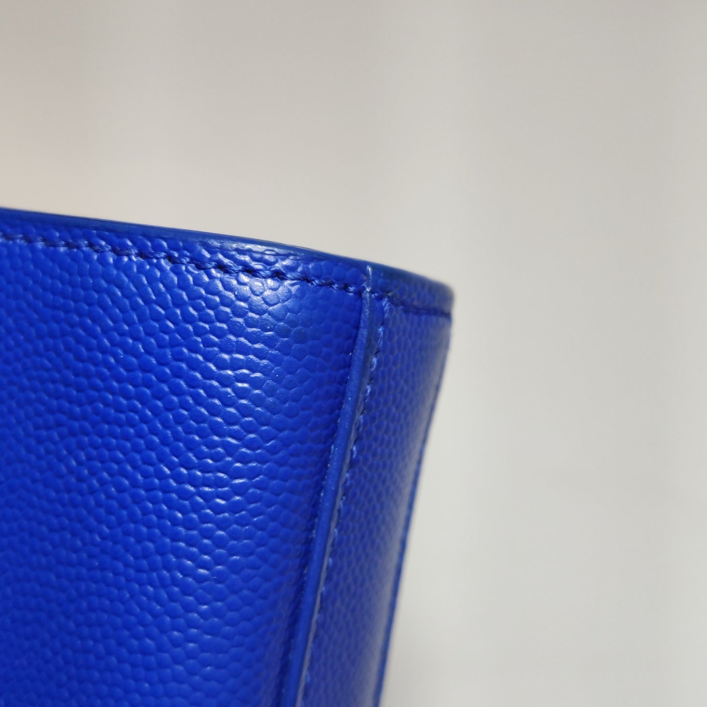 Saint Laurent - Kate - Grained Leather - Blue - (mini)