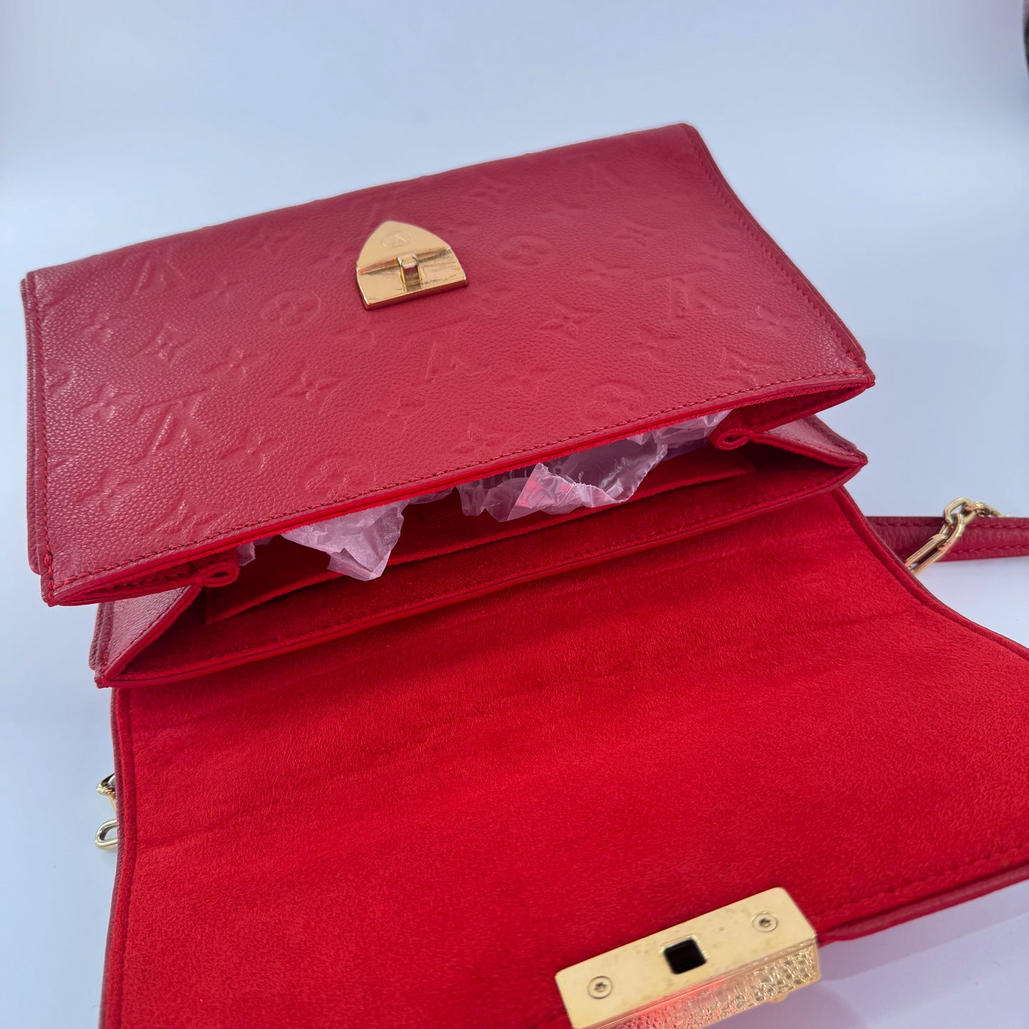 Louis Vuitton - Saint Sulpice - Leather - Red - (medium)