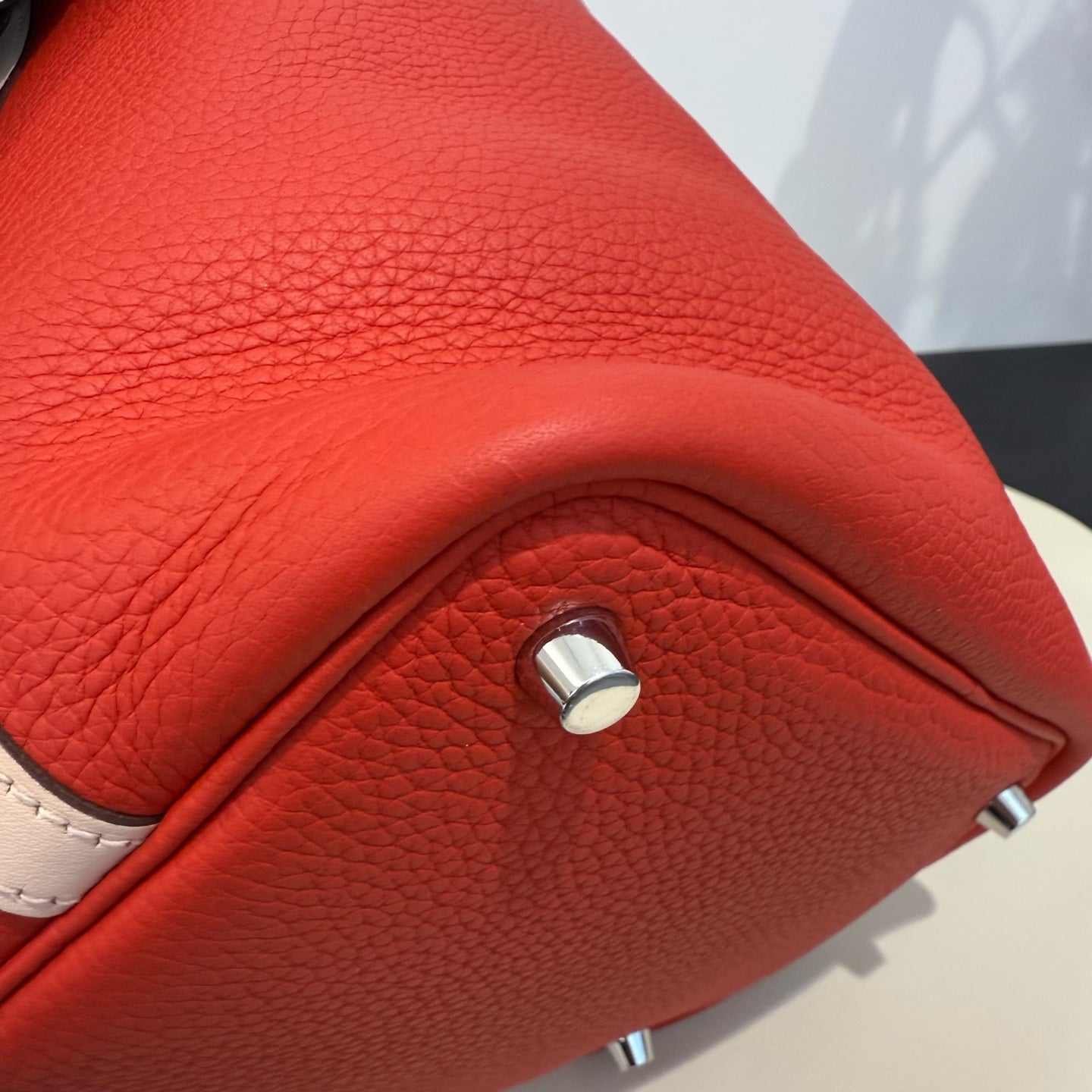 Hermès - Picotin Lock 18 - Leather - Red with Beige contrast - (mini)