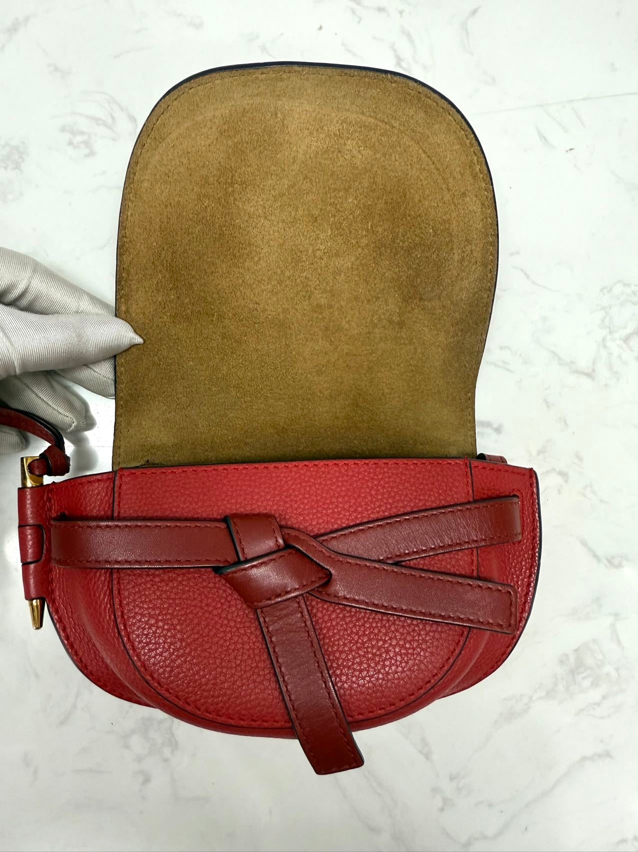 Loewe - Gate - Grained Calfskin Leather - Red - (Mini)