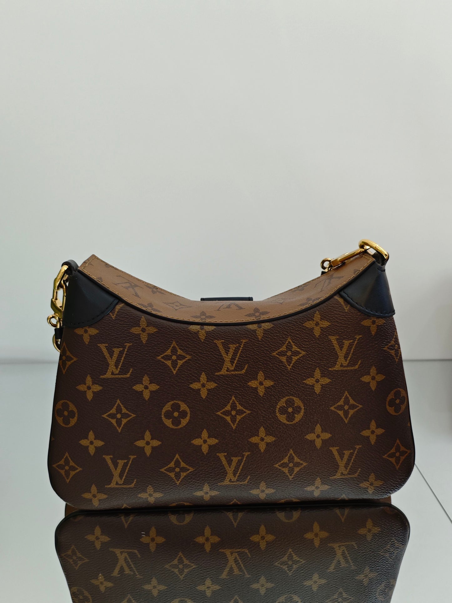 Louis Vuitton - Twinny - Monogram coated canvas with leather trim - Brown - (medium)
