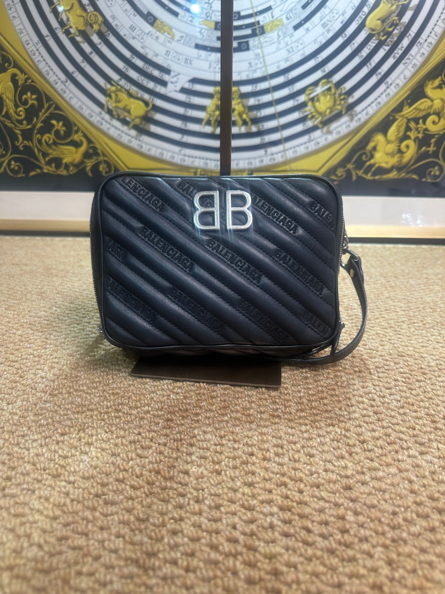 Balenciaga - Camera Bag - Calfskin leather - Black - (small)
